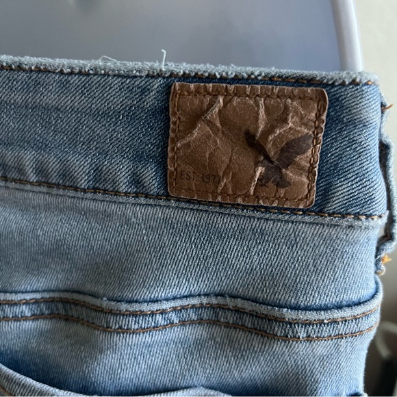 American Eagle Light Wash Jeggings - Size 6 Short - Picture 10 of 10